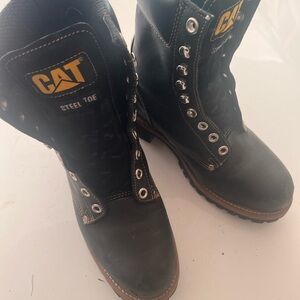 Caterpillar boots steel toe work boots